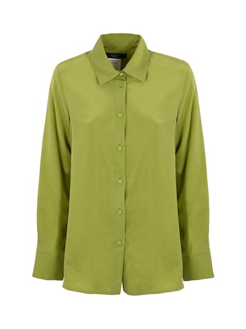 Camicia in seta lavata pistacchio WEEKEND MAX MARA | 2425116012600016